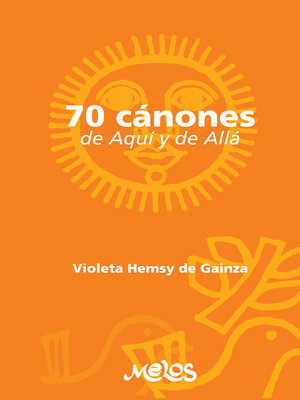 cover image of Setenta cánones de aqui y de allá